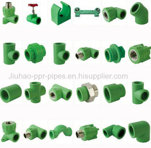 PPR fittings Green DN25 PPR long elbow