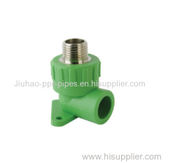 ppr pipe male threaded elbow wall 20 mounted with pedestal