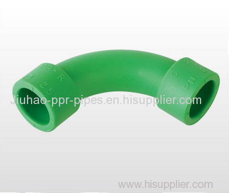 PPR fittings Green DN25 PPR long elbow