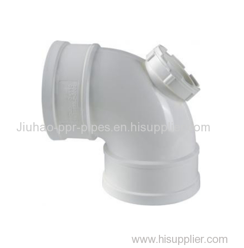 pvc 90 degree elbow for water with door
