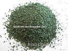 Green Sand Stone Coated Roofing Granules / Ceramic Colorful Granule