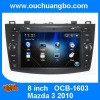 Ouchuangbo car radio DVD player for Mazda 3 2010 GPS navi multimedia stereo system