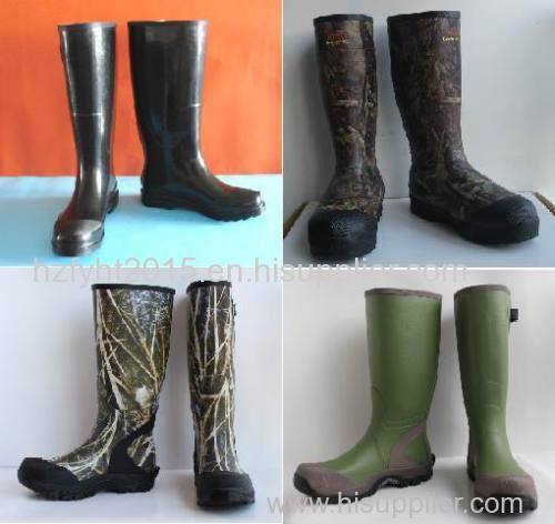 Various Camo Hunting Rubber Boots, Camo Boots (37-47#)