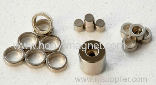 Permanent sintered neodymium toroid magnet ring