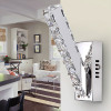 Creative LED bedroom crystal wall light fixtures for sale