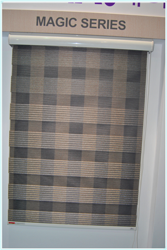Bead chain polyester fabric manual roller shades for windows