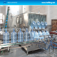 Automatic Mineral Water Filling Machine , 3 - 5 Gallon Barrel Water Rinsing Capping Machine