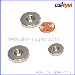 N45 magnet with countersink