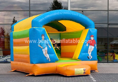 Mini football bouncer with roof