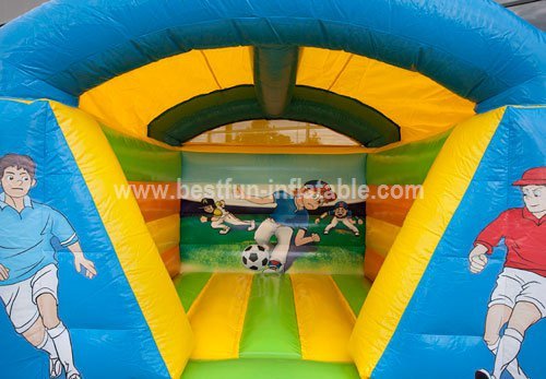 Mini football bouncer with roof