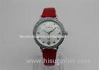 Elegent Ladies Diamond Quartz Watch with flower dial 32MM 54pcs stone