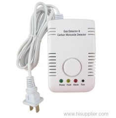 Wall Mounted Multi-Gas Carbon Monoxide Detector Leak Alarm Test Fire Detection System