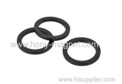 Black epoxy coating bonded ring small size ferrite magnet