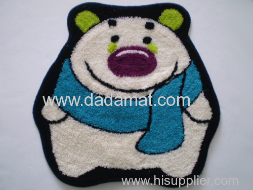 Polyester little bear Mat