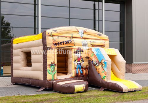 Maxi Multifun Western bouncer with slide