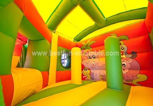 Pentagon Jungle bounce house