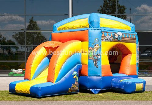 Pentagon Pirate bouncy slide