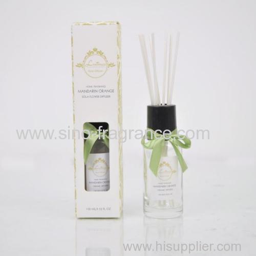 100ml reed diffuser with sticks and rabbon on bottle