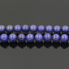 China Wholesale Natural Blue Lapis Lazuli Gemstone Beads Plain Round 4 6 8 10mm