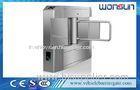 Stainless Steel Double Automatic Swing Barrier Gate With Dry Contact Interface