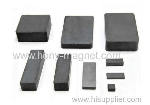 Bonded rare earth ferrite block magnet