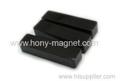 Thin plate bonded ndfeb quick release ferrite magnet block