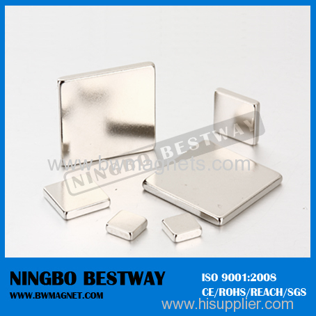 N35 L50*50*25mm Neodymium Block Magnets Ni coating