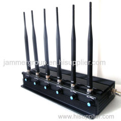 High Power Adjustable 15W WiFi GPS Mobile Phone Jammer