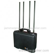Military Remote Controlled 50W per band Cell Phone Jammer