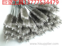 Tube cleaning brush cylinder hole cleaning brush wire brush interior brush bottle brush