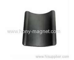 Black epoxy coating ferrite arc nd magnet
