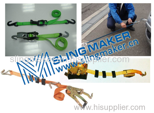 High quality vehicle lashing straps car lashing ro-ro ship lashing