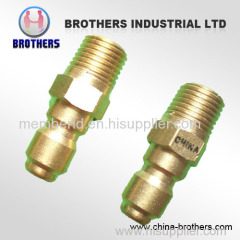 BRASS FNPT Quick Connect Plugs For High Pressure Washers