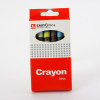 6 colors crayon .