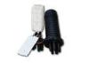 pole mounted Dome Fiber Optic Splice Closure 5 ports sealing for FTTH