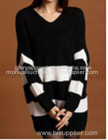 women's long style pullove sweater