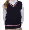 girls v-neck vest sweater