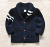 boys shawl collar cardigan sweater