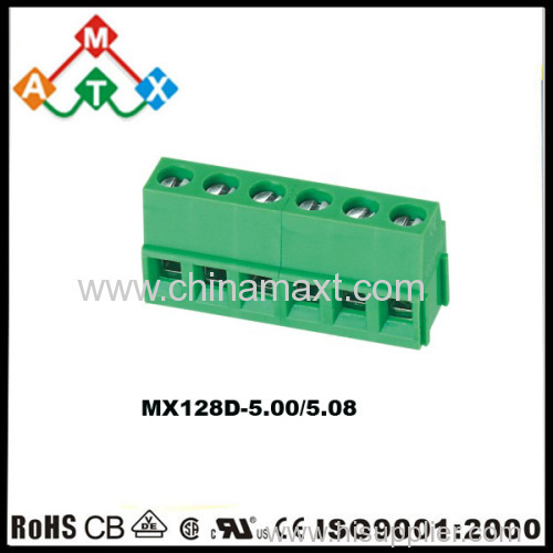 5.0 mm 5.08 mm Euro PCB Screw Terminal Blocks connectors
