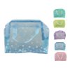 Waterproof New Floral Clear PVC cosmetic bag/wash bath bag /wash bag