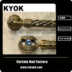 2014 High quality fashionable cheap curtain finials for curtain rod cornice for curtains to home decorations