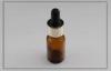 10ml molded amber Essential Oil Glass Bottles with dropper , D25mmH58mm