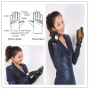 magic talking leather bluetooth gloves with Mini Wireless Bluetooth Speaker handsfree/function/Volume Control
