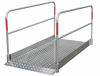 Round safety grating with debossed holes resist slip