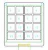 3.5&quot; 16-key touchkey Four wire Resistive Touch Panel