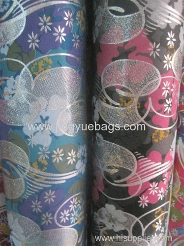 600 d polyester bronzing printing fabric color swatches