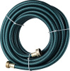 Reinforced garden hose pipe with brass connector