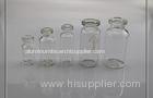 clear Borosilicate tubular glass vial with rubber stopper , 2ml