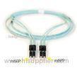 50 / 125um OM3 Fiber Optical Cable Duplex 10Gb Multimode 2 x MSFP LC Male