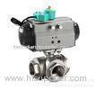 600lb 3 Way Ball Valve For Gas Industry With 2 Port , API 6D Valve